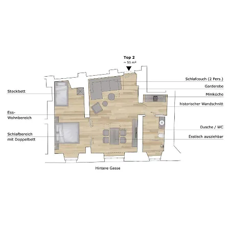 Gh Alte Post - Top2 Super 6 Appartement
