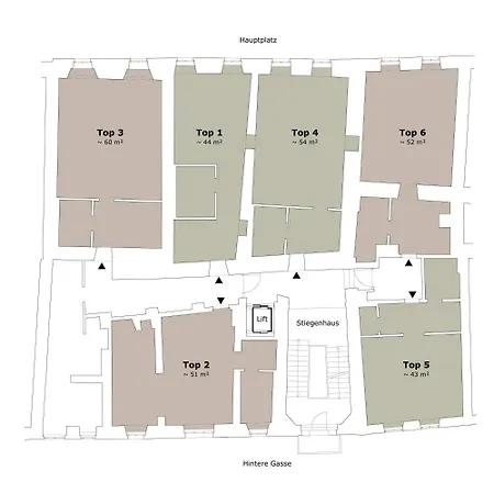 Apartment Gh Alte Post - Top2 Super 6 Gmund in Karnten